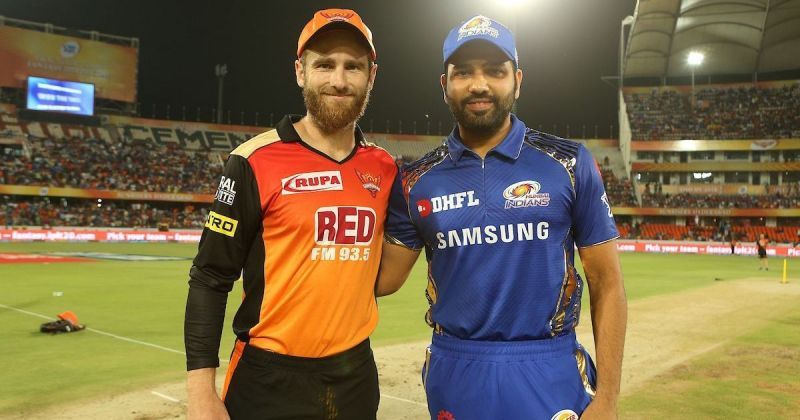 Kane Williamson and Rohit Sharma (picture courtesy: BCCI/iplt20.com)