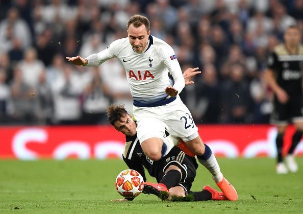 Christian Eriksen had a surprisingly ineffective game in Tottenham&#039;s midfield