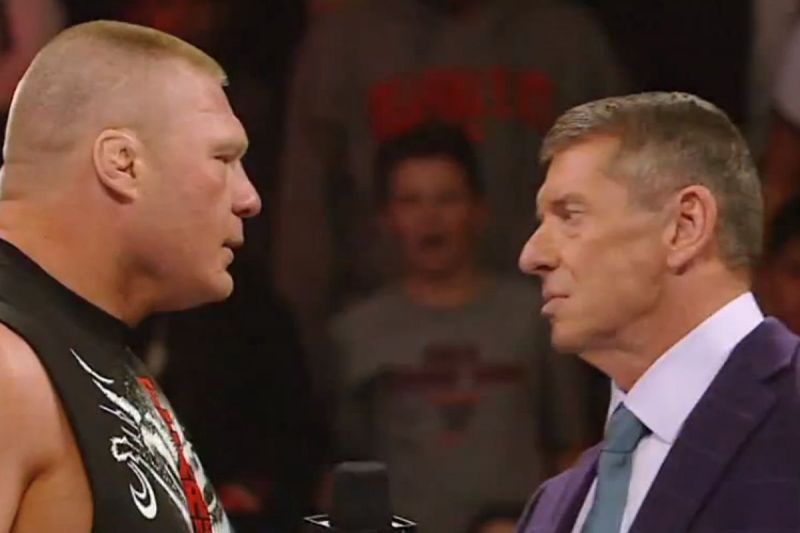 Brock Lesnar and Vince McMahon