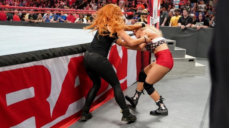 Is Becky struggling to find her place in the main event?