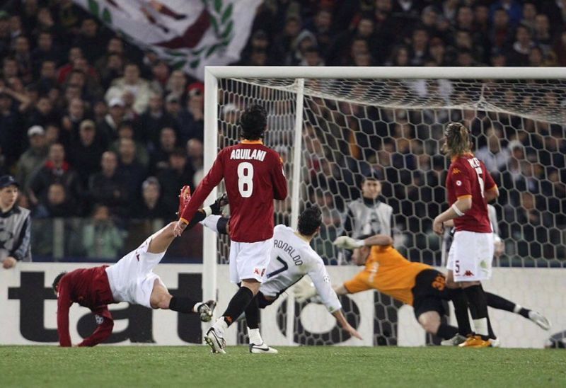 AS Roma vs Manchester United, quarter-finals, UEFA Champions League 2007/08