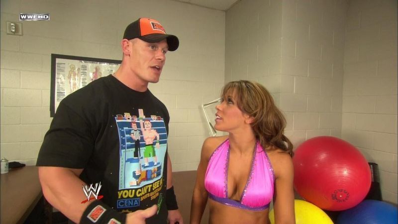 Mickie James and John Cena became a couple back in 2008