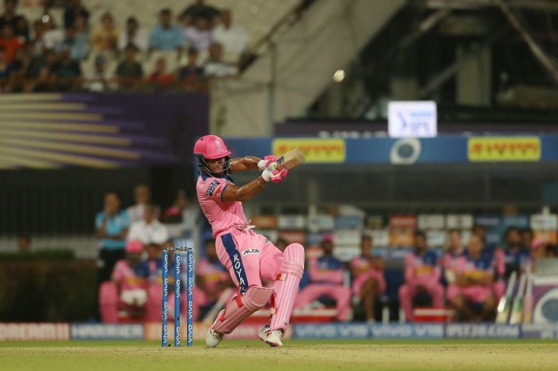 A majestic pull shot that was sent sailing over the ropes in his composed fifty versus the Delhi Capitals