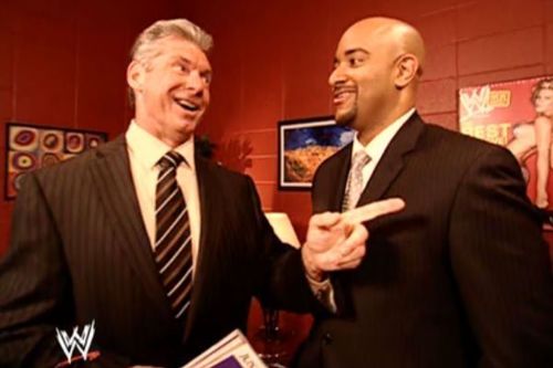 Vince nearly gave Jonathan Coachman a heart attack