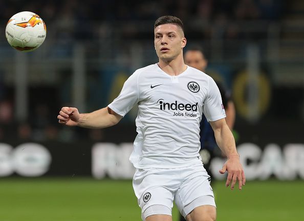 Luka Jovic has been linked with a Real Madrid move throughout the summer