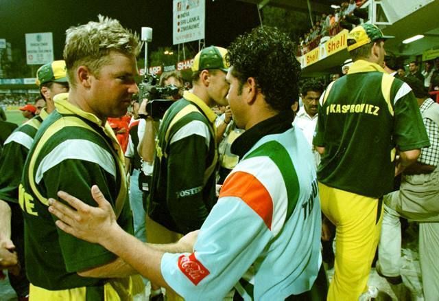 Shane Warne and Sachin Tendulkar