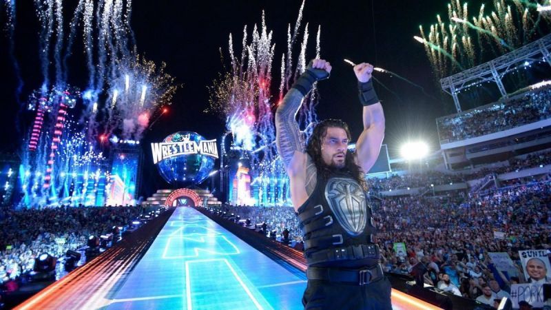 Roman Reigns did the carrying at WrestleMania 33