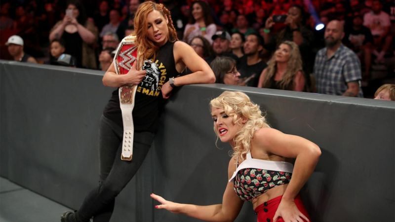 An amusing match for Becky Lynch