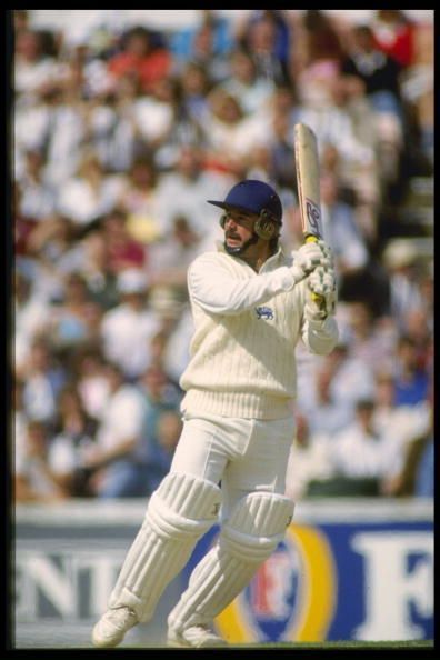 Allan Lamb scored a century on his first appearance in the World Cup in 1983.