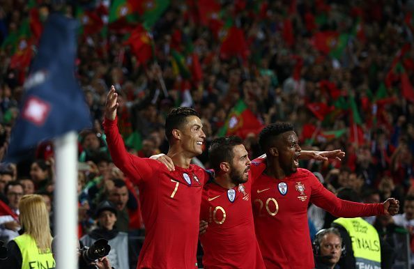 Ronaldo netted a memorable hattrick against Switzerland in the UEFA Nations League Semi-Final