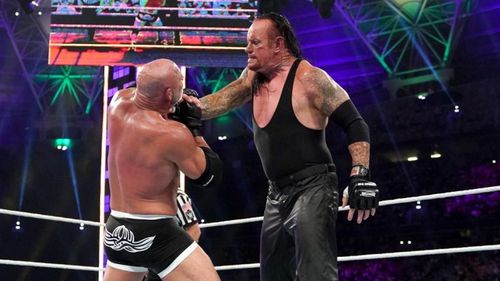 The Undertaker and Goldberg put on a dismal performance in the ring that left a lot to be desired