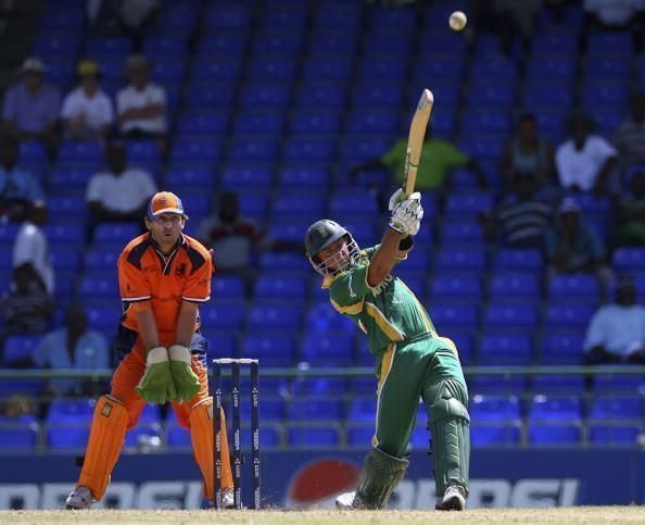 Gibbs while scoring six sixes in an over in an ODI