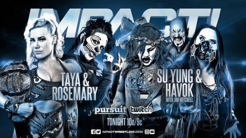 Taya Valkyrie and Rosemary vs Su young and Jessicka Havok