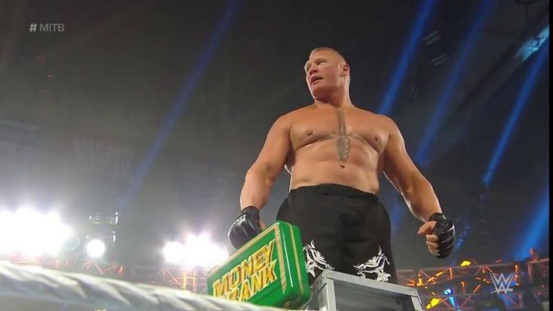 Lesnar won the MITB with 0 effort