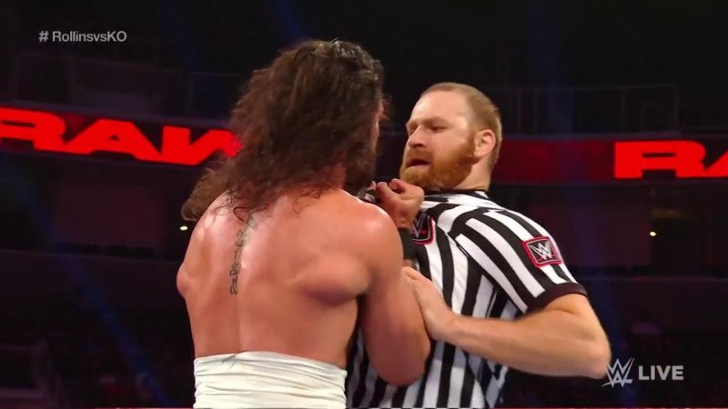 Seth Rollins was furious at Sami Zayn