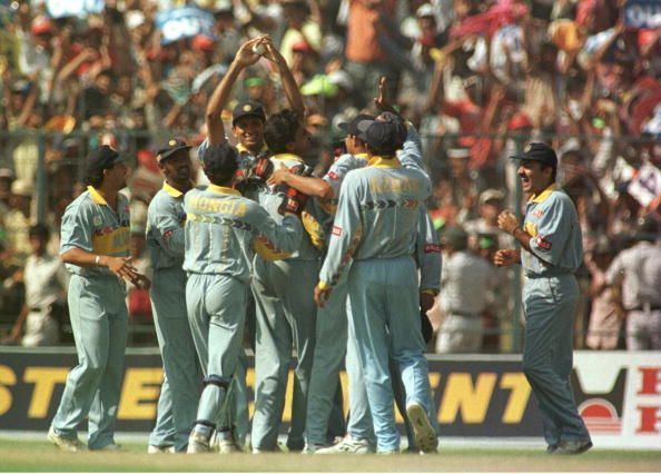 Vinod Kambli and Javagal Srinath