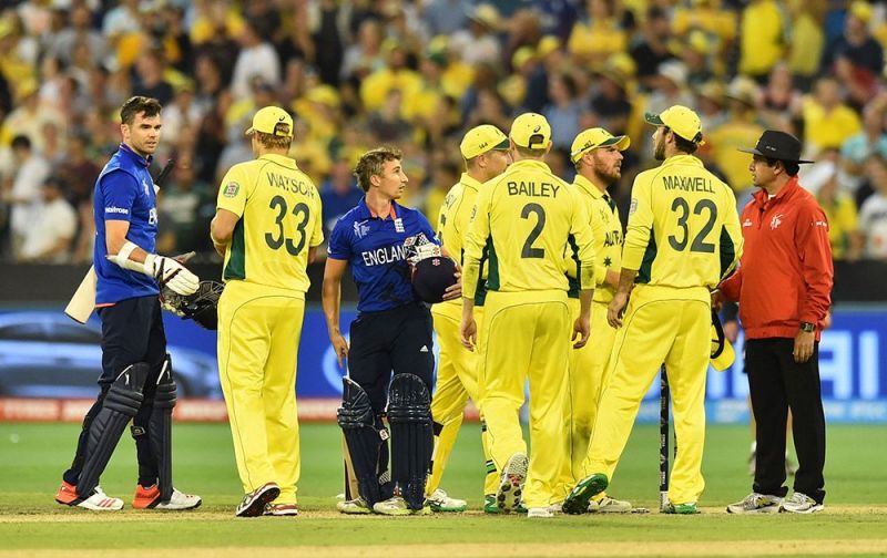Australia crushed England in their previous ICC World Cup match