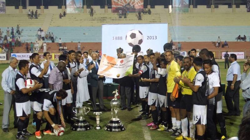 Mohammedan Sporting Club won the Durand Cup in 2013