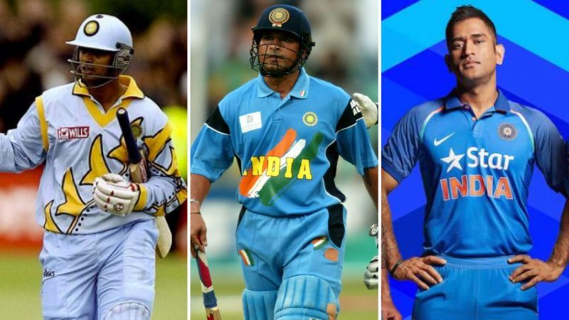 India&#039;s World Cup jerseys&#039; have evolved over the last few years