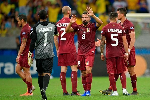 Venezuela more than held their own against Brazil