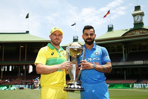 Aaron Finch and Virat Kohli