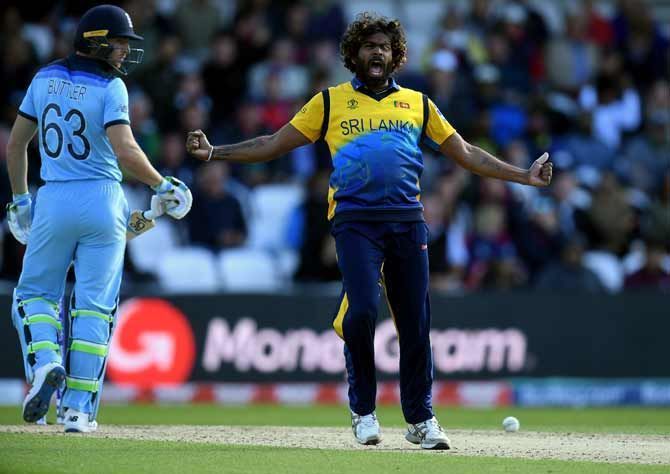 Malinga takes 4 wickets against England