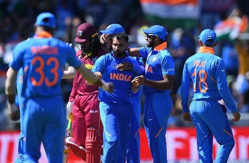 Mohammad Shami had a fantastic day with a 4-wicket haul against West Indies