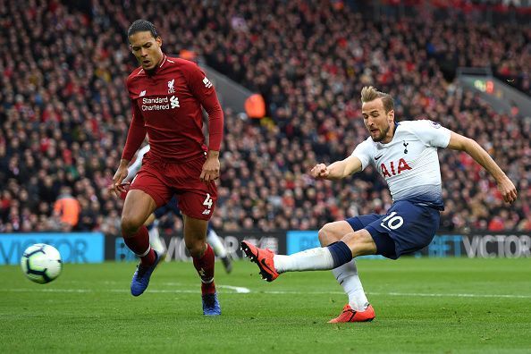 Virgil Van Dijk and Harry Kane