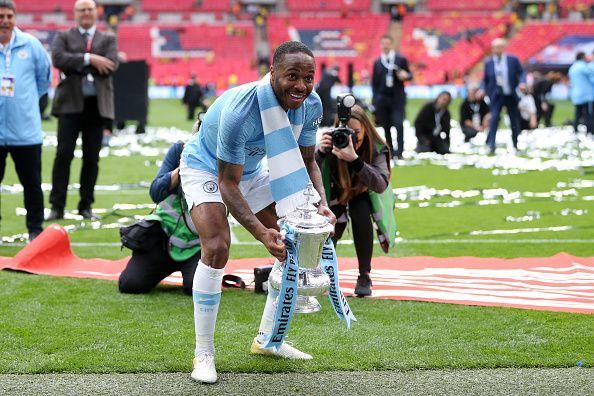 Sterling enjoyed his best campaign to date