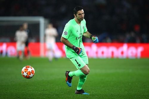 Gianluigi Buffon in Paris Saint-Germain outfit