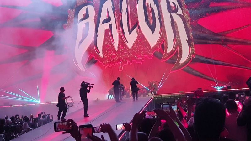 One of the best moments of the show was Finn Balor's entrance for the match.