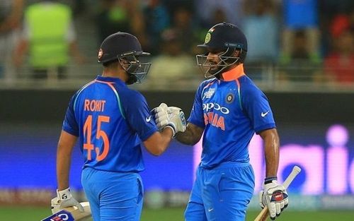 Rohit Sharma and Shikhar Dhawan