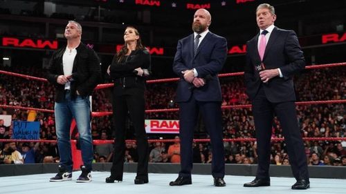 The McMahon family on Monday Night Raw