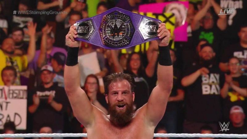 Gulak was crowned as the new Cruiserweight champion at Stomping Grounds