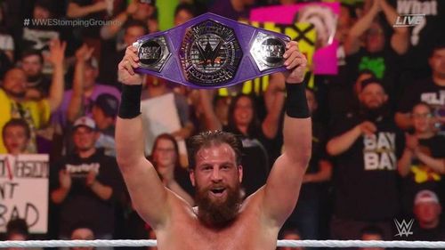 Gulak was crowned as the new Cruiserweight champion at Stomping Grounds