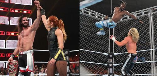 Becky Lynch and Seth Rollins were WWE's new Power Couple, whilst Ziggler and Kingston impressed inside the Steel Cage