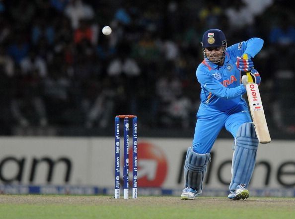 Virender Sehwag set the tone for India in the 2011 World Cup by scoring 175 runs against Bangladesh