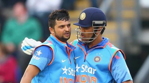 Raina and Dhoni