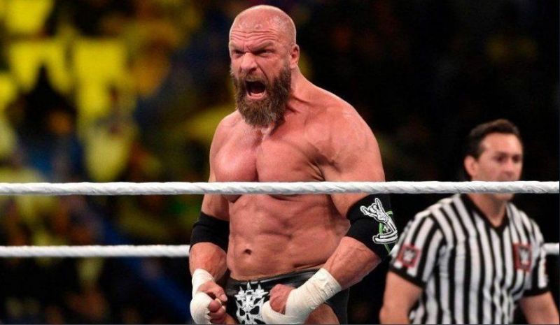 Triple H still wrestles a few times a year