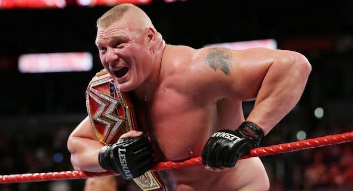 Will Lesnar end the Sunday like this?