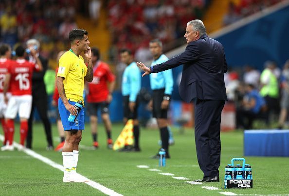 Tite and Coutinho will have to inspire Brazil in the absence of team talisman Neymar