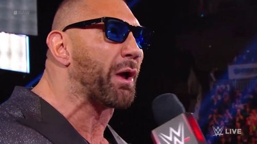 Dave Batista had a disastrous promo on WWE RAW