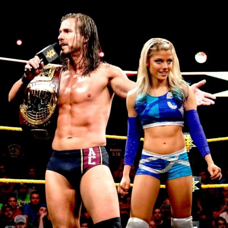 Adam Cole and Alexa Bliss in NXT.