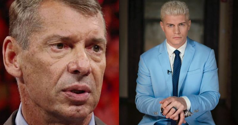 Vince McMahon and Cody Rhodes