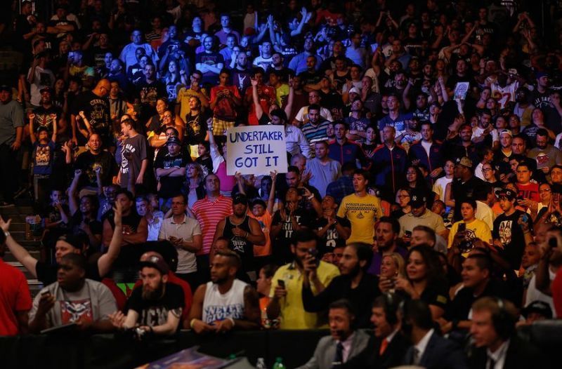 Not all seats were taken for WWE Stomping Grounds.