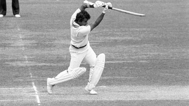 Sunil Gavaskar scored 36 of 174 balls in the 1975 World Cup against England