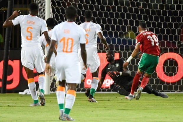 A brilliant move by the Moroccans result in a beautiful goal