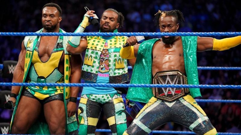 The New Day's return was crashed by Kevin Owens, Sami Zayn and Dolph Ziggler