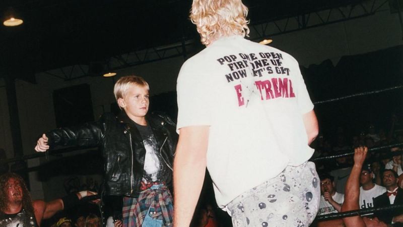 Sandman's son Tyler would make his ECW debut as a child, as part of the mind-games on the ECW legend by his nemesis Raven.