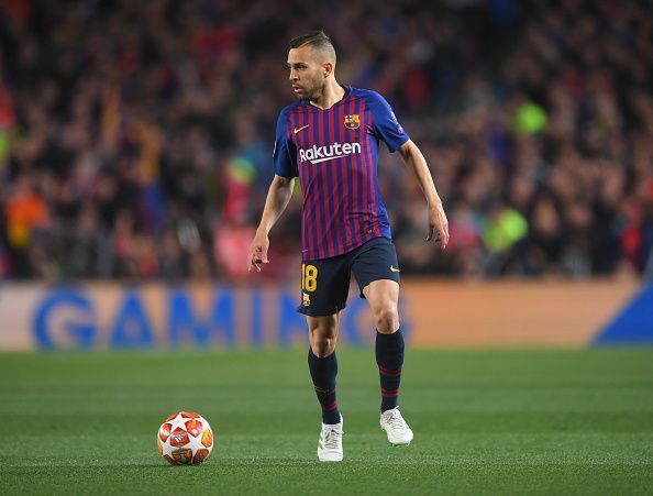 Jordi Alba is the only recognized left-back at Barcelona